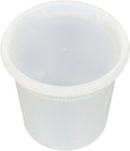 -Asporto 24 Ounce to Go Boxes, 100 Microwavable round Soup Containers - Clear Plastic Lids Included, Do Not Contain BPA, Clear Plastic Soup Containers, Disposable