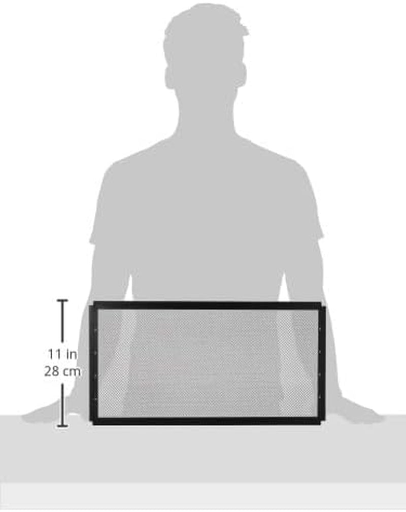 Fresh Air Screen Cover, Secure and Durable Metal Mesh Cover for Reptile Terrariums, 20 X 10 Inches