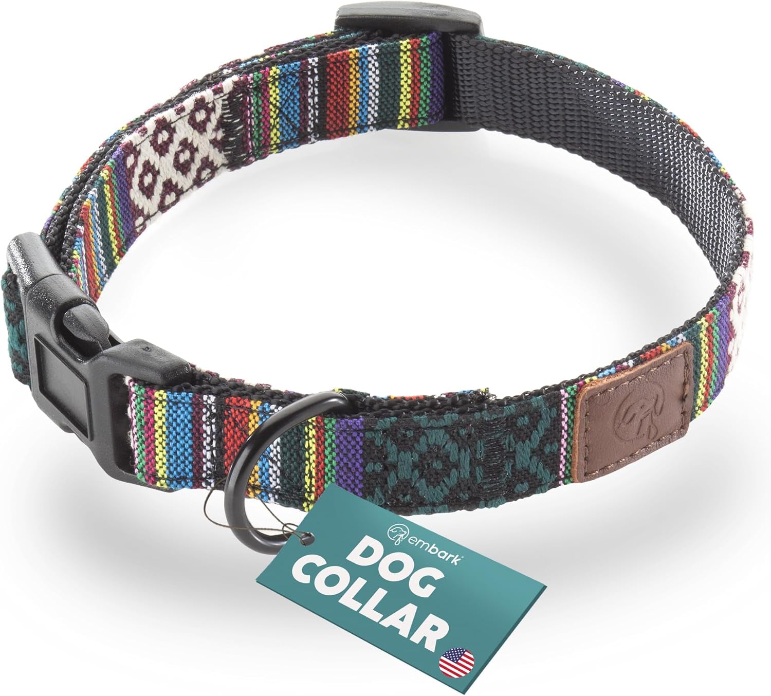 Embark Urban Medium Dog Collar – Stylish, Durable Nylon, Adjustable & Comfortable, Strong Buckle
