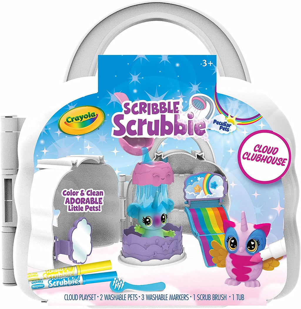 Scribble Scrubbie Cloud Playset, Toy for Kids, Gift, Ages 3, 4, 5, 6