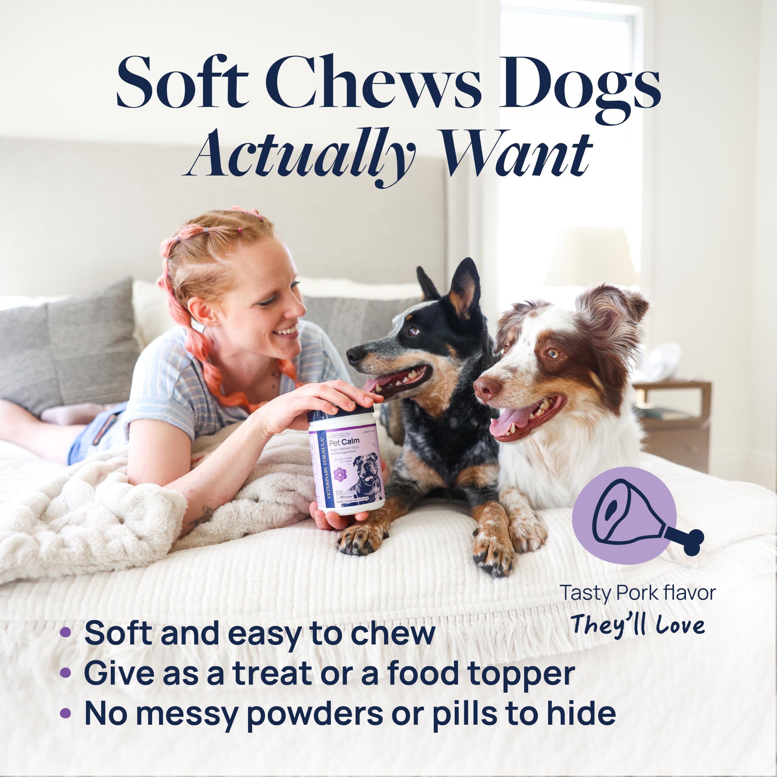 Veterinary Formula Anal Gland Support for Dogs – Vet-Formulated No Scoot Chews with Pumpkin, Ginger, Agave Inulin & Probiotics – Supports Scooting, Stool Quality & Digestive Health, 60 Soft Chews
