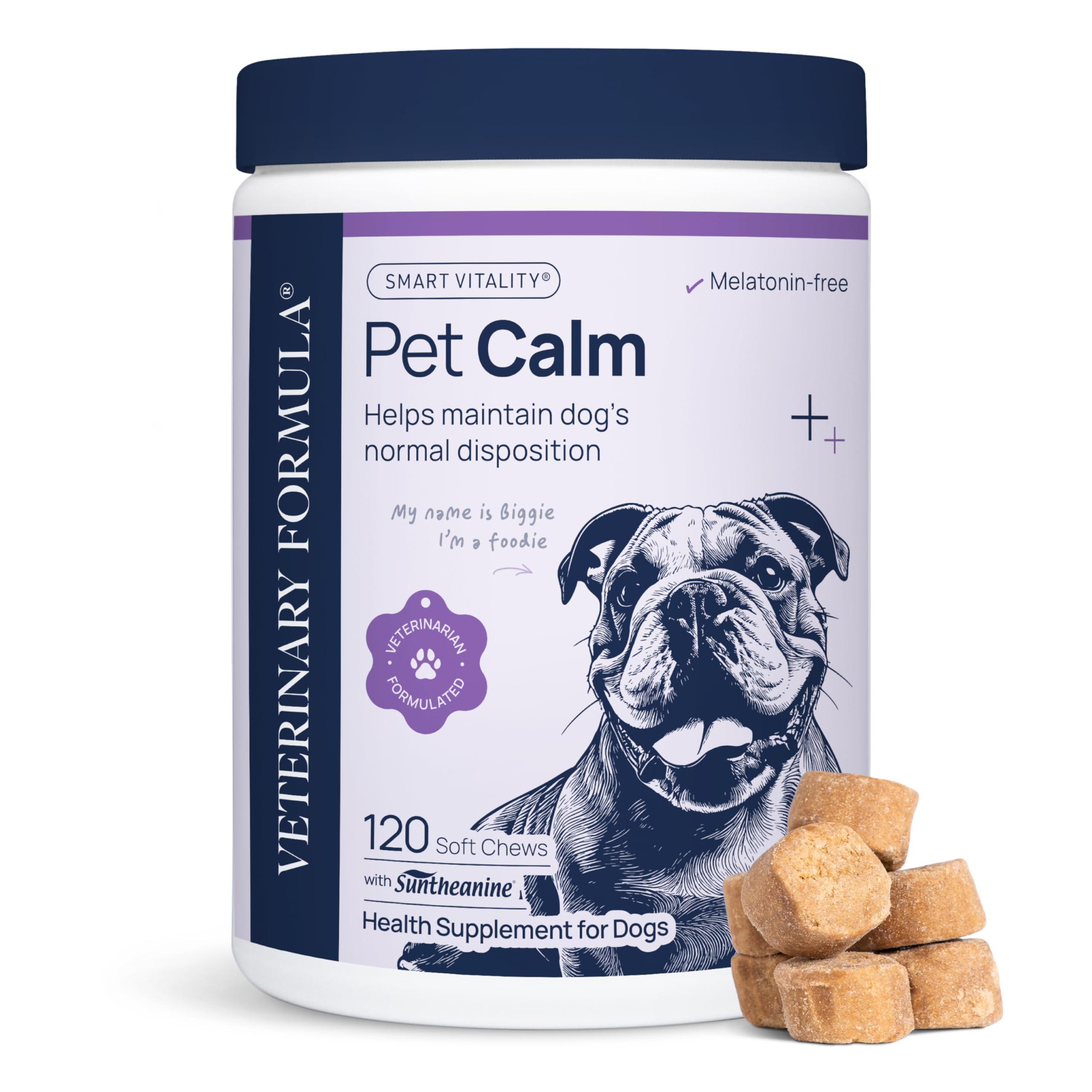 Veterinary Formula Anal Gland Support for Dogs – Vet-Formulated No Scoot Chews with Pumpkin, Ginger, Agave Inulin & Probiotics – Supports Scooting, Stool Quality & Digestive Health, 60 Soft Chews