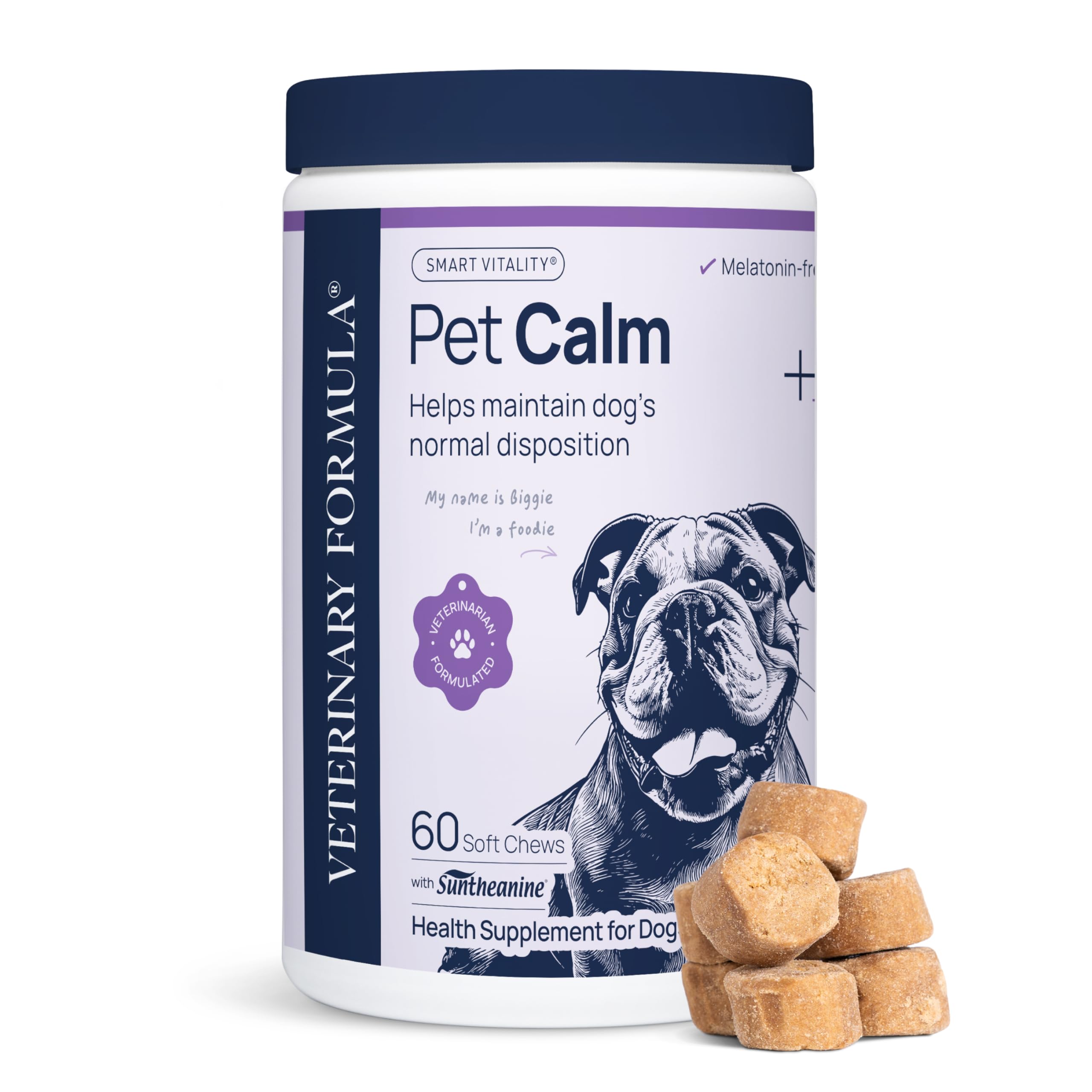 Veterinary Formula Anal Gland Support for Dogs – Vet-Formulated No Scoot Chews with Pumpkin, Ginger, Agave Inulin & Probiotics – Supports Scooting, Stool Quality & Digestive Health, 60 Soft Chews