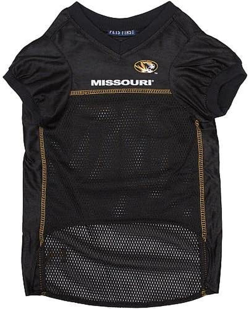 NCAA College Missouri Tigers Mesh Jersey for DOGS & CATS, Small.Licensed Dog Jersey with Your Favorite Football/Basketball College Team